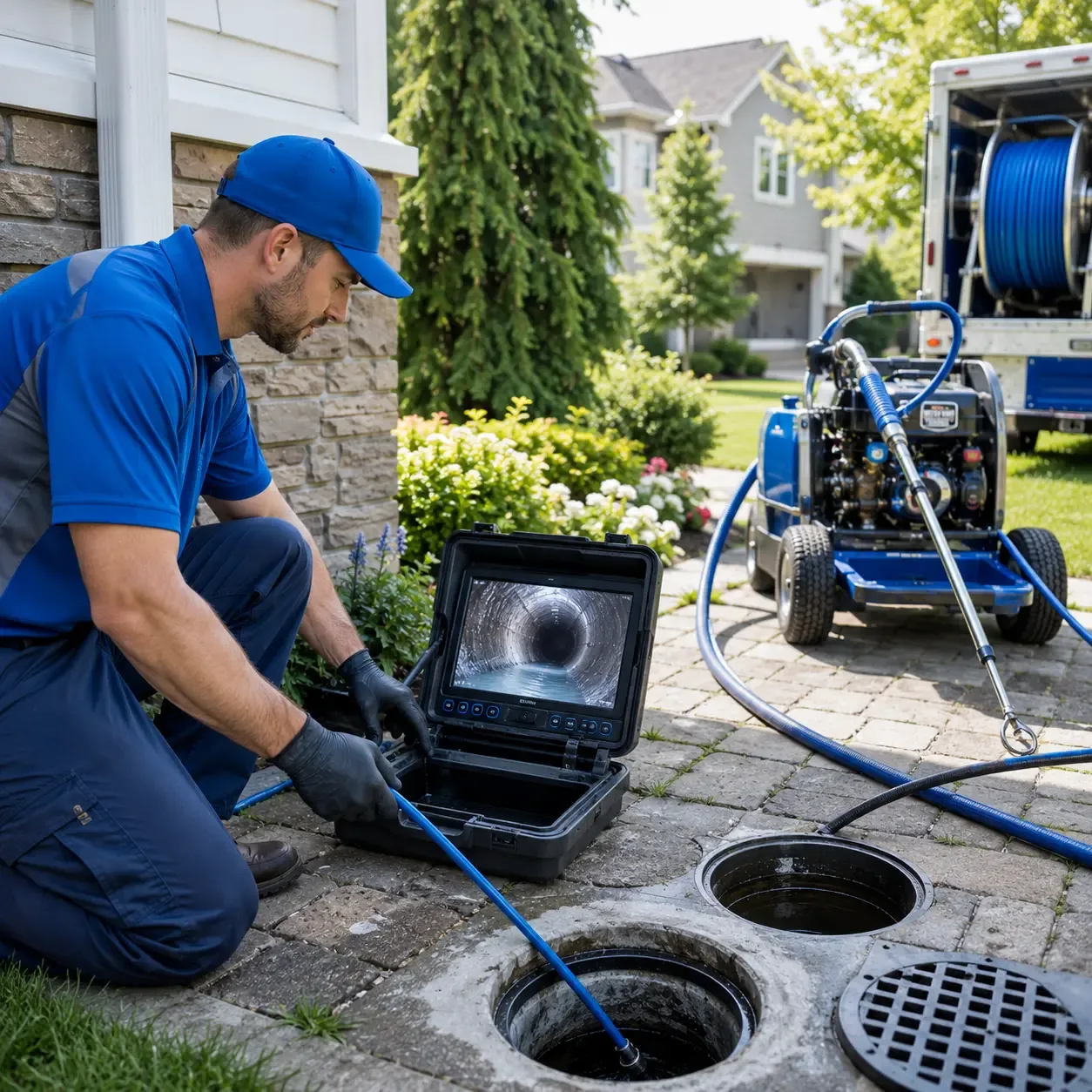 Outdoor drain cleaning professionals serving Satanta, KS